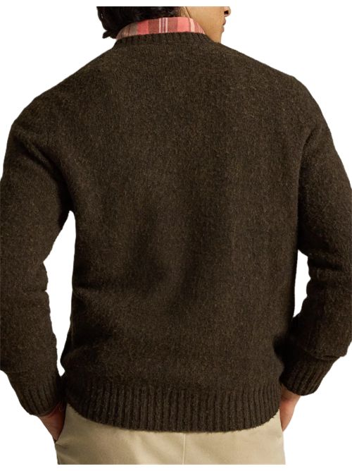 Logo Knit Sweater marrone Polo Ralph Lauren | 710-B24668-001BROWN COMBO